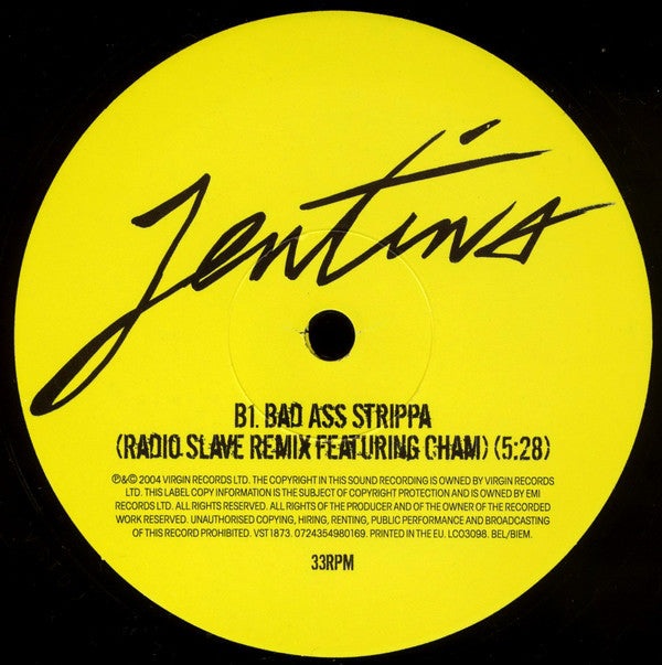 Jentina : Bad Ass Strippa (12")