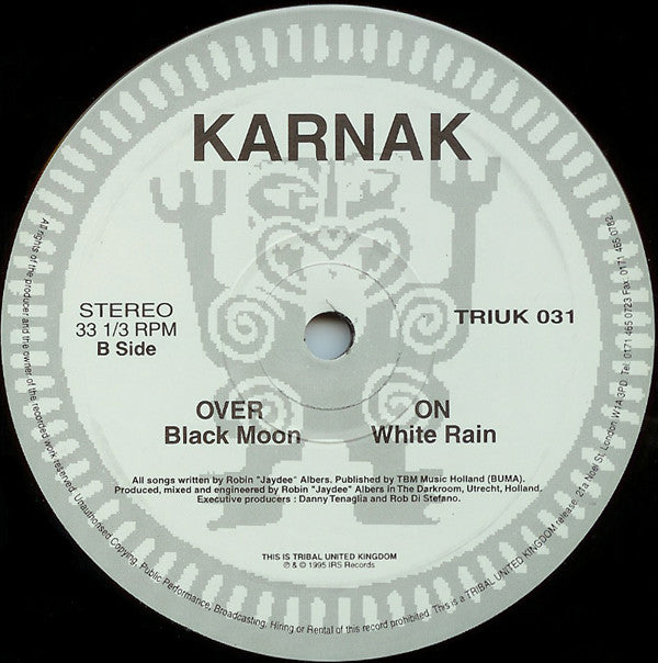 Karnak : Black Moon / White Rain (12")