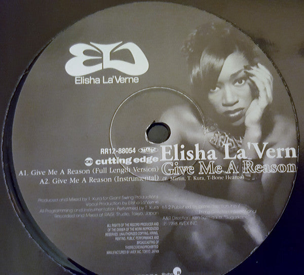 Elisha La'Verne : Give Me A Reason (12")