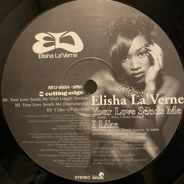 Elisha La'Verne : Give Me A Reason (12")