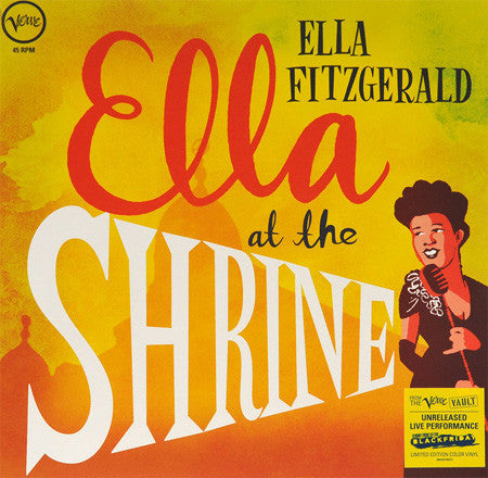 Ella Fitzgerald : Ella At The Shrine (LP, Album, RSD, Mono, Ltd, Yel)