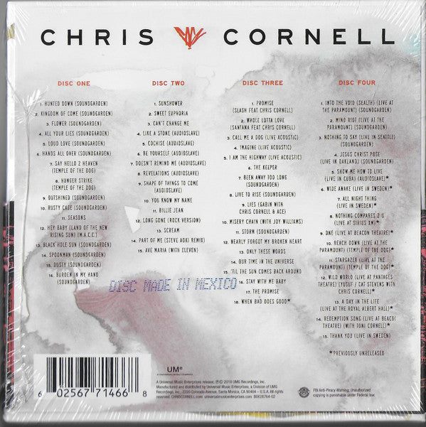 Chris Cornell : Chris Cornell (Box, Dlx, Ltd + 4xCD, Comp)