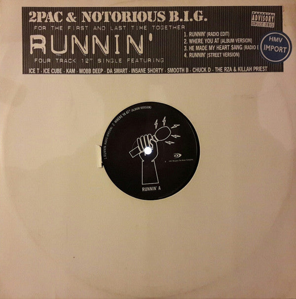 2Pac & Notorious B.I.G. : Runnin' (12")