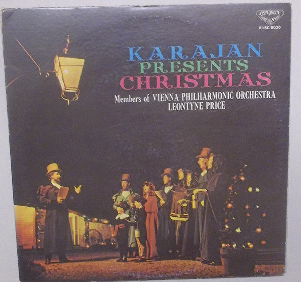 Herbert von Karajan Conducting Wiener Philharmoniker And Leontyne Price : Karajan Presents Christmas - Ave Maria (LP, Album, RE)