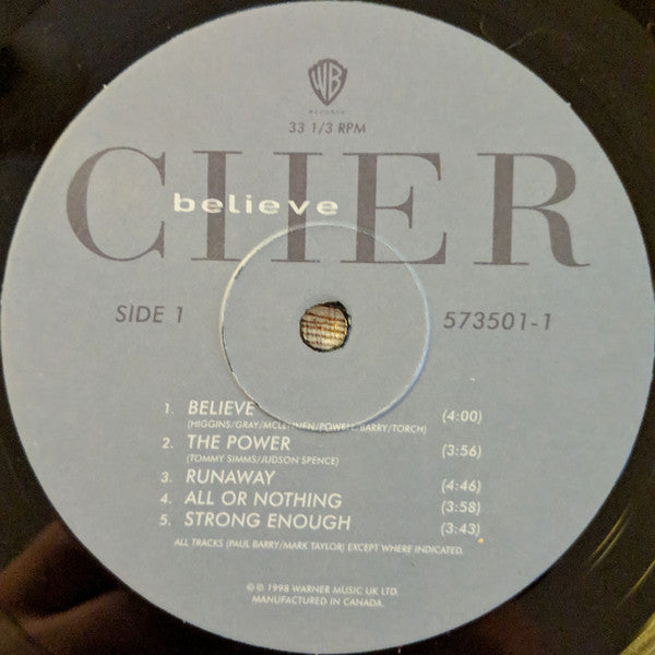 Cher : Believe (LP, Album, RE)