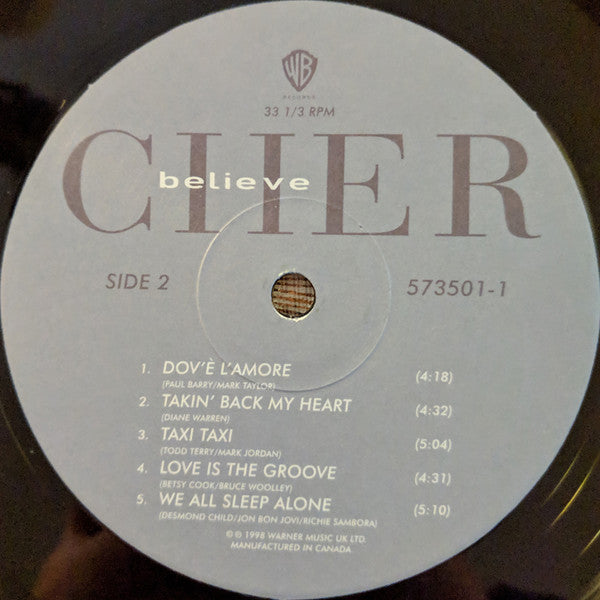 Cher : Believe (LP, Album, RE)