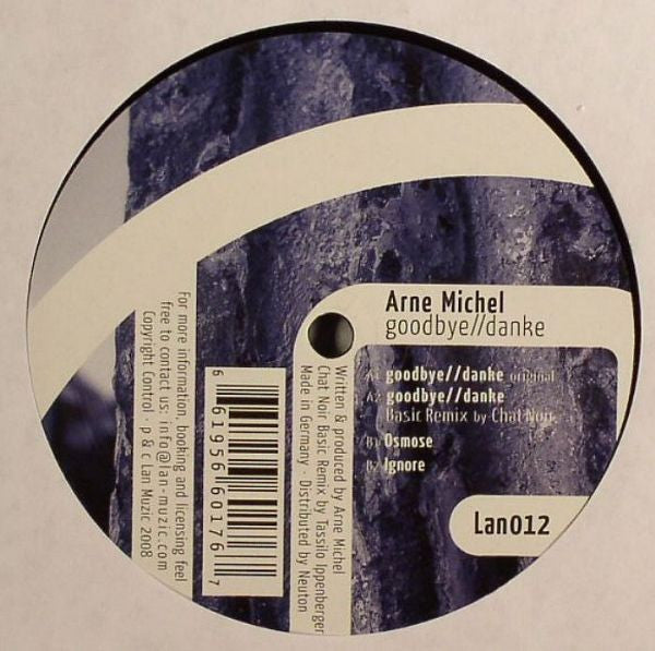 Arne Michel : Danke, Goodbye (12")