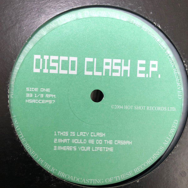 The Clash : Disco Clash E.P. (12", EP, Unofficial)