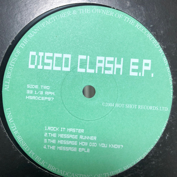 The Clash : Disco Clash E.P. (12", EP, Unofficial)