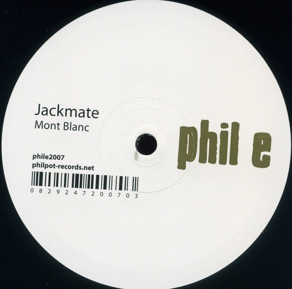 Jackmate : Mont Blanc (12", S/Sided)