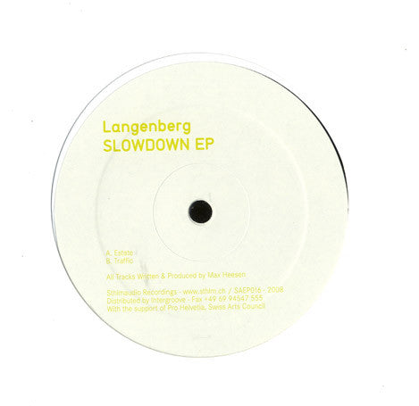 Langenberg : Slowdown EP (12", EP)