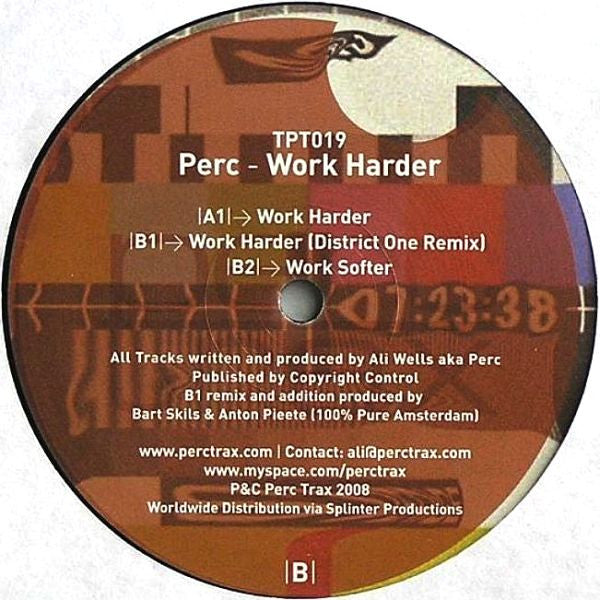 Perc : Work Harder (12")