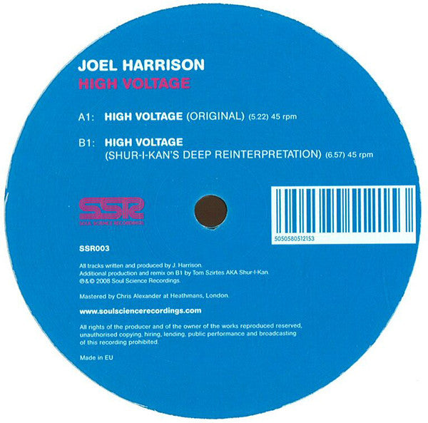 Joel Harrison : High Voltage (12")