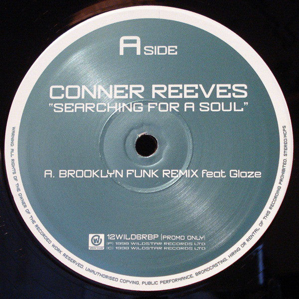 Conner Reeves : Searching For A Soul (Brooklyn Funk / Dodge Remixes) (2x12", Single, Promo)