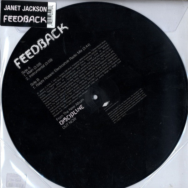 Janet Jackson : Feedback (12", Pic)