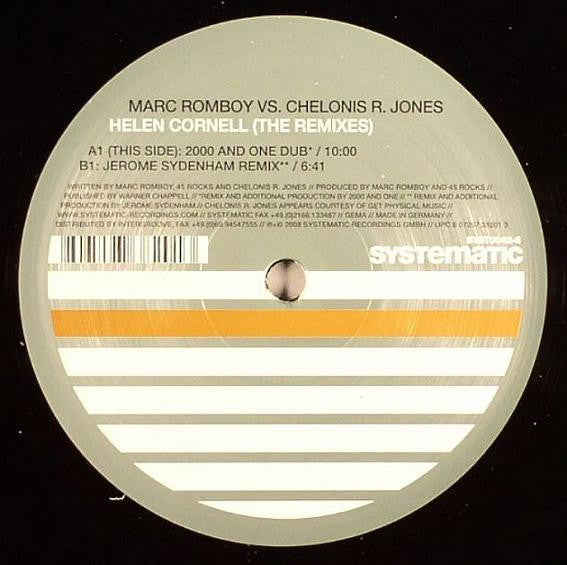 Marc Romboy vs. Chelonis R. Jones : Helen Cornell (The Remixes) (12")