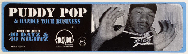 Xzibit : Puddy Pop / Handle Your Business (12", Promo)