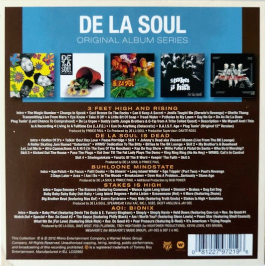 De La Soul : Original Album Series (Box, Comp + CD, Album, RE + CD, Album, RE + CD, Al)