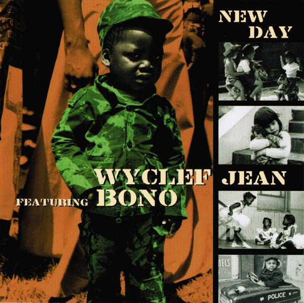 Wyclef Jean Featuring Bono : New Day (12")