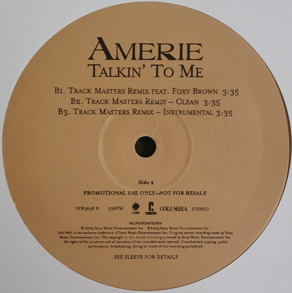 Amerie : I'm Coming Out (12", Promo)