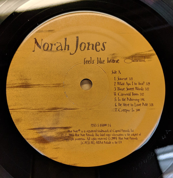 Norah Jones : Feels Like Home (LP, Album, RE, Gat)