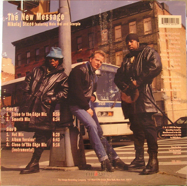 Nikolaj Steen Featuring Melle Mel And Scorpio (3) : The New Message (12")