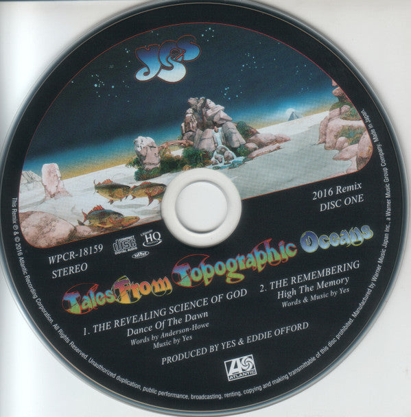 Yes : Tales From Topographic Oceans (2xCD, Album, RE, UHQ)