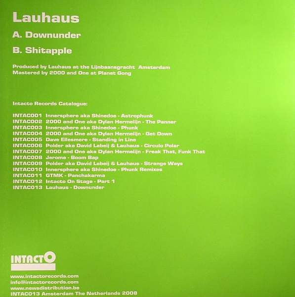 Lauhaus : Downunder (12")