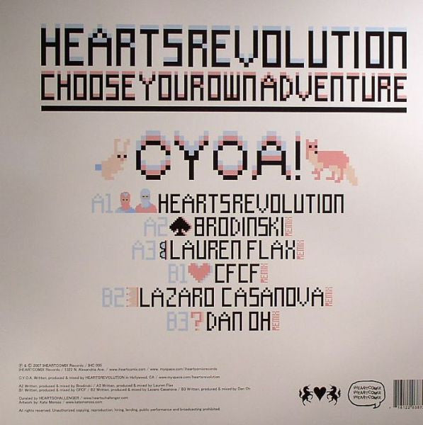 Heartsrevolution : Choose Your Own Adventure CYOA! (12", Pin)