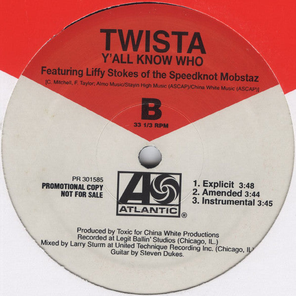 Twista : So Sexy Chapter II (Like This) / Y'all Know Who (12", Promo)