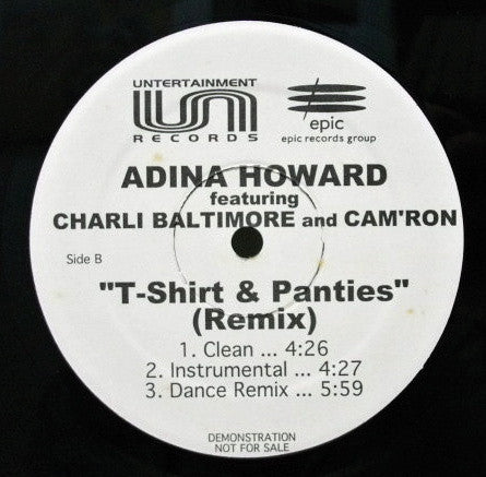 Charli Baltimore / Adina Howard : NBC / T-Shirt & Panties (Remix) (12", Promo)