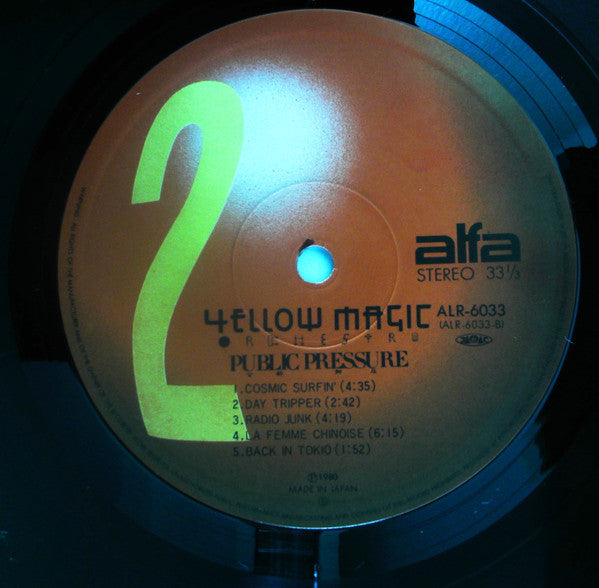 Yellow Magic Orchestra : Public Pressure (LP)