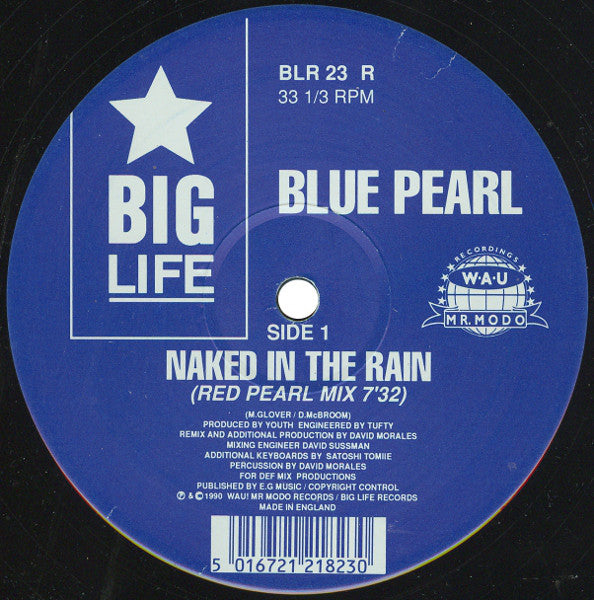 Blue Pearl : Naked In The Rain (Remix) (12")