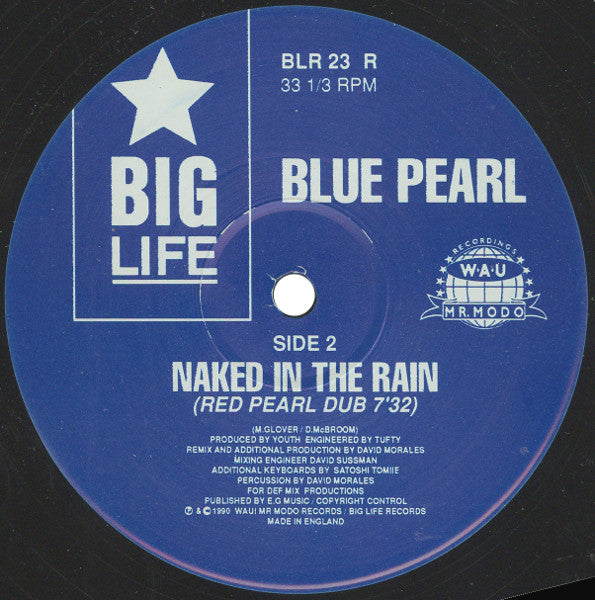 Blue Pearl : Naked In The Rain (Remix) (12")