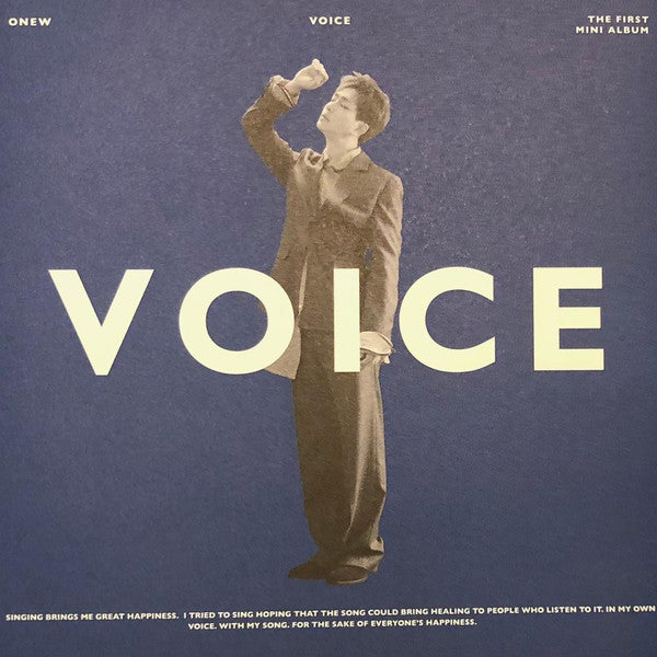 Onew : VOICE (CD, MiniAlbum, Blu)