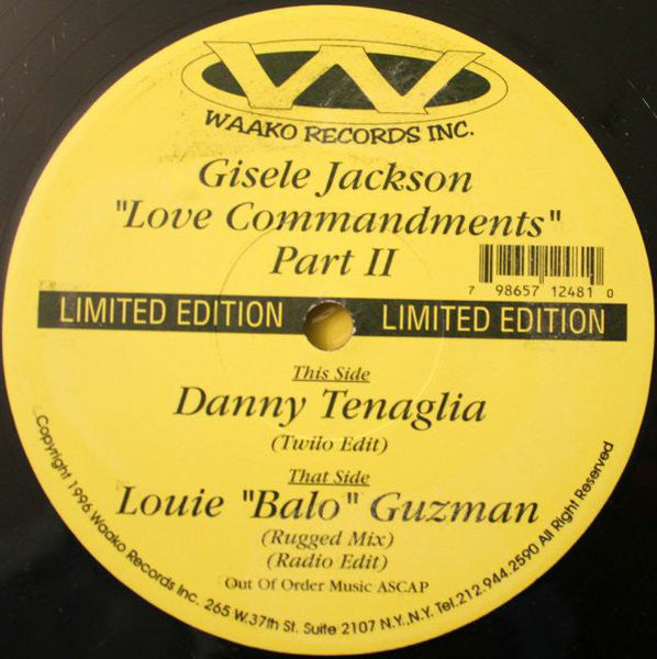 Gisele Jackson : Love Commandments Part II (12", Ltd)