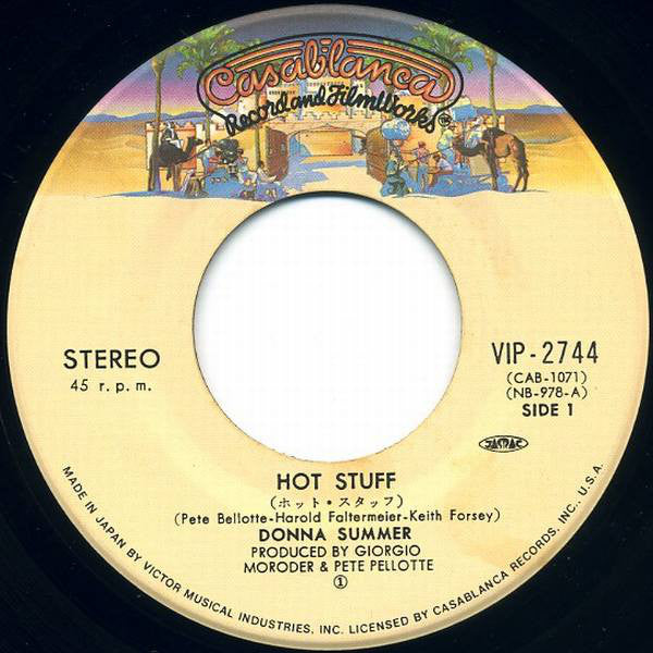 Donna Summer = Donna Summer : ホット・スタッフ = Hot Stuff (7", Single)