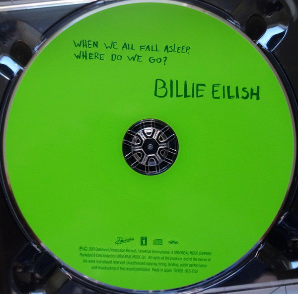 Billie Eilish : When We All Fall Asleep, Where Do We Go? (CD, Album)