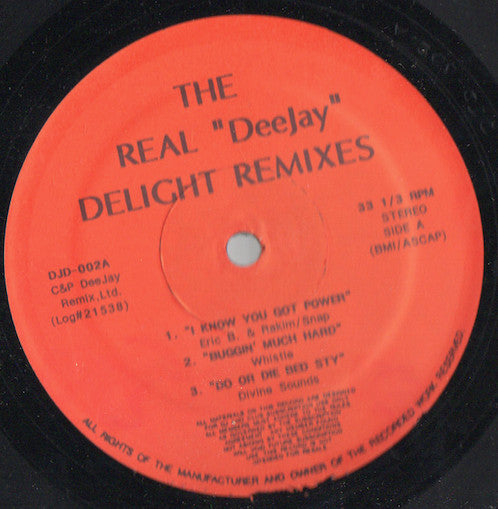 Various : The Real "DeeJay" Delights Volume Two (12", Unofficial)