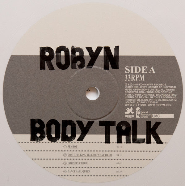 Robyn : Body Talk (2xLP, Album, RSD, Ltd, RE, Whi)