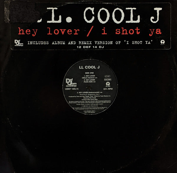 LL Cool J : Hey Lover / I Shot Ya (12", Promo)