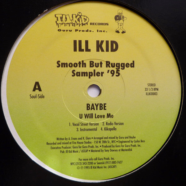 Baybe / Fabbiden : Ill Kid - Smooth But Rugged Sampler '95 (12", Smplr)