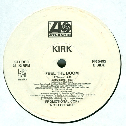 Kirk (6) : Uptown Style / Feel The Boom (12", Promo)