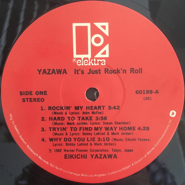 Eikichi Yazawa : It's Just Rock'n' Roll (LP, Album, All)