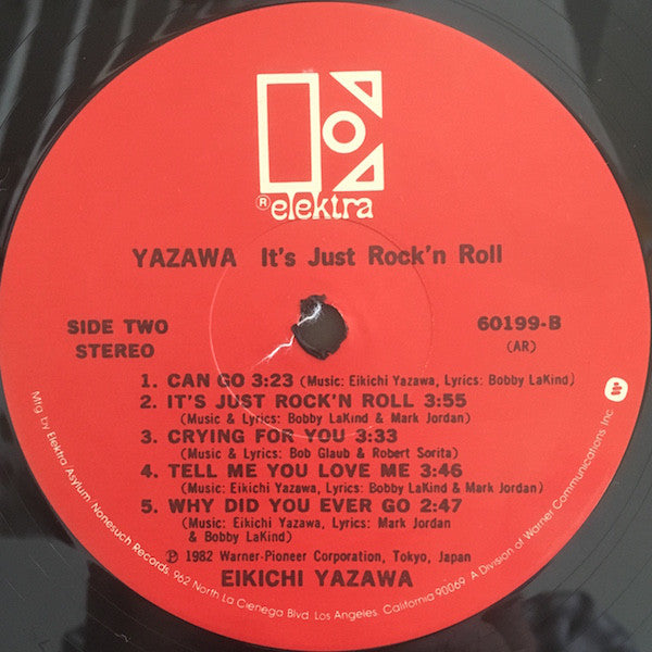 Eikichi Yazawa : It's Just Rock'n' Roll (LP, Album, All)