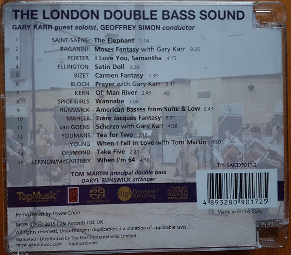 The London Double Bass Sound : The London Double Bass Sound (SACD, Hybrid)