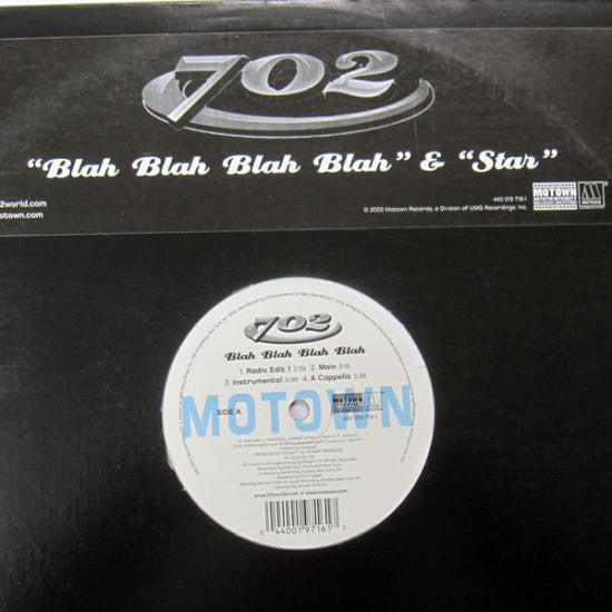 702 : Blah Blah Blah Blah / Star (12")