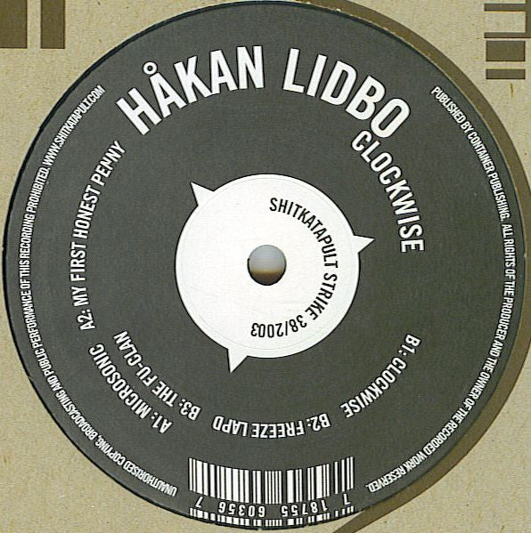 Håkan Lidbo : Clockwise (12")