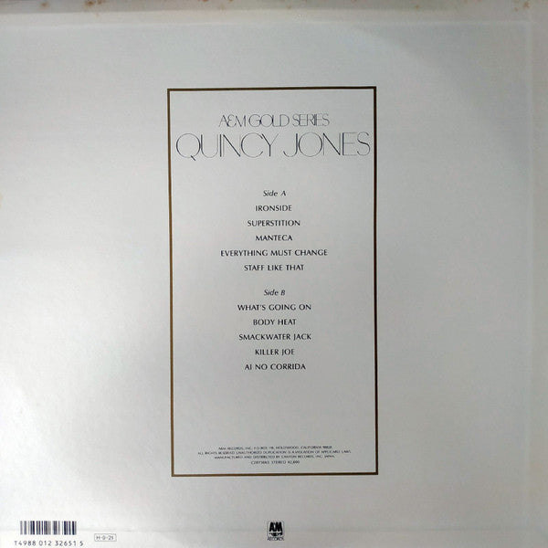 Quincy Jones : A&M Gold Series - Quincy Jones (LP, Comp, Promo)