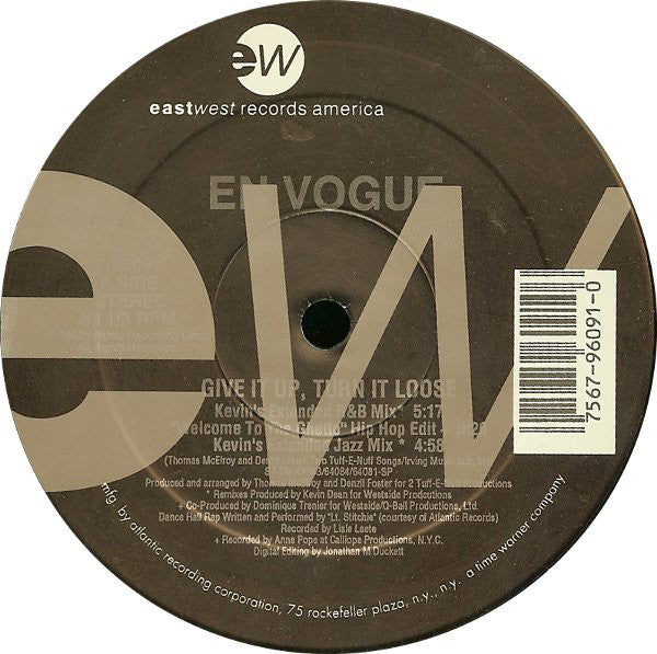 En Vogue : Give It Up, Turn It Loose (12")